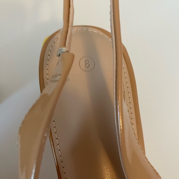 Jeimpoey Women’s Slingback chunky Heels pointed toe pump size 8 New in Box. - Picture 3 of 10